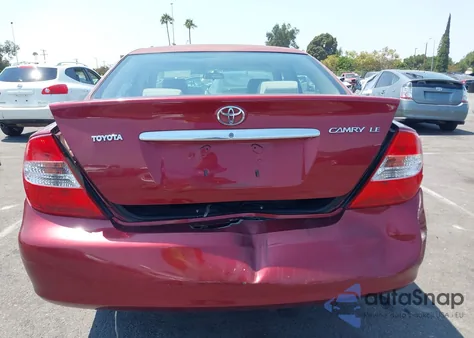 2002 Toyota Camry Le from USA, damaged, VIN JTDBE32K020122662